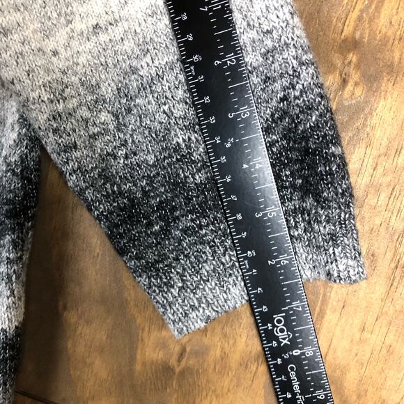 Lane Bryant Womens Sweater Black White Striped Crew Neck 3/4 Sleeve 14/16 - Picture 9 of 12